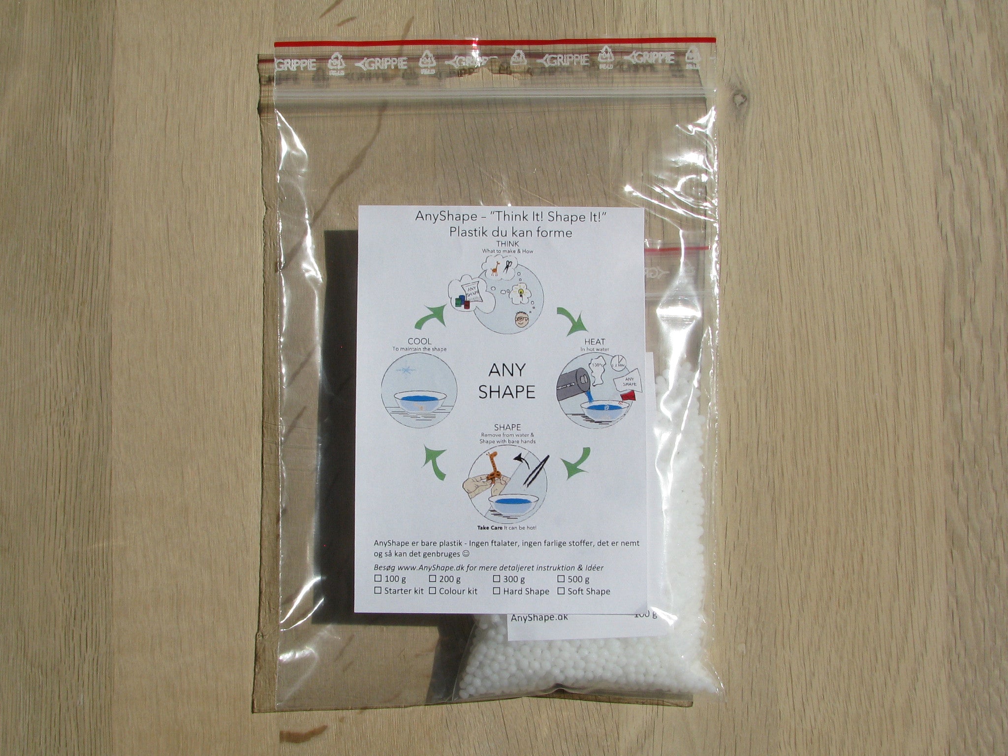 AnyShape 100 g package